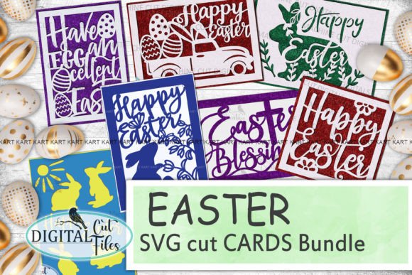Download Easter Cards Bundle Svg Cricut Cut Files - Svg Collection
