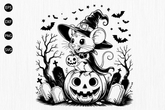 Download Halloween Mouse Svg, Spooky Mouse Svg - Svg Collection