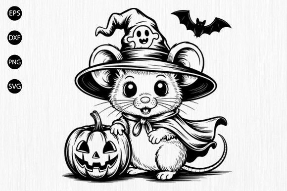 Download Halloween Mouse Svg, Spooky Mouse Svg - Svg Collection