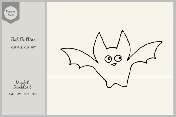 Download Baby Bat Outline SVG, Halloween Clipart - Svg Collection