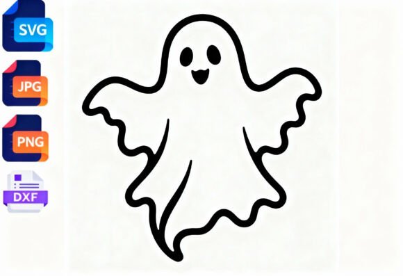 Download Cute Ghost SVG Halloween Clipart - Svg Collection
