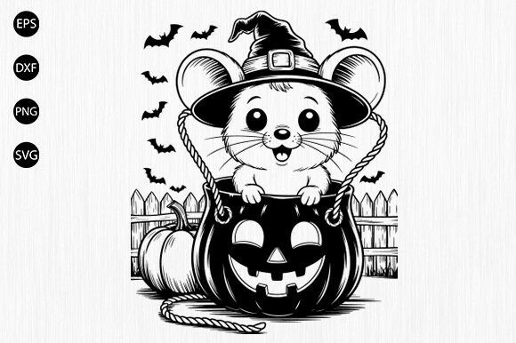 Download Halloween Mouse Svg, Spooky Mouse Svg - Svg Collection