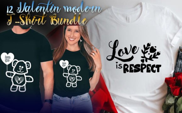 Download Valentin Modern Love Svg Tshirt Bundle - Svg Collection