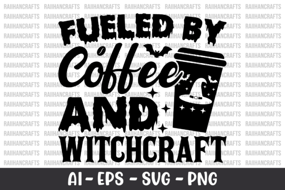 Download Fueled by Coffee and Witchcraft SVG - Svg Collection