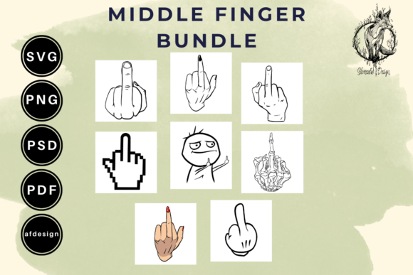 Download Skeleton Middle Finger Bundle - Finger Collection