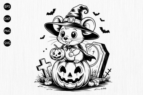 Download Halloween Mouse Svg, Spooky Mouse Svg - Svg Collection