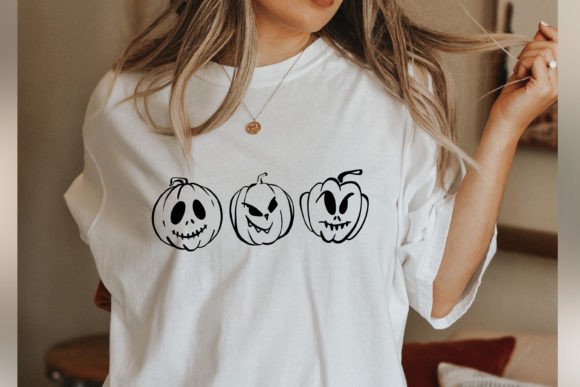 Download Three Pumpkins Svg Halloween Art Shirt - Svg Collection
