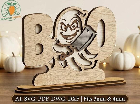 Download Angry Ghost Halloween Boo Sign SVG - Svg Collection