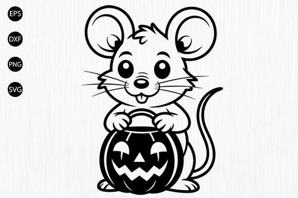 Download Halloween Mouse Svg, Spooky Mouse Svg - Svg Collection