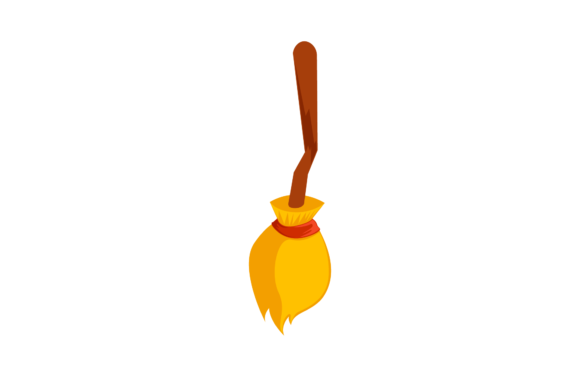 Download Witch Flying Broom Halloween Designs - Flying broom Collection