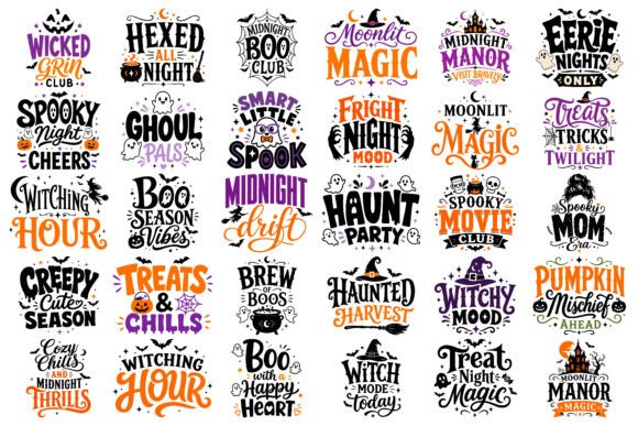 Download Spooky Halloween SVG Design Bundle - Svg Collection