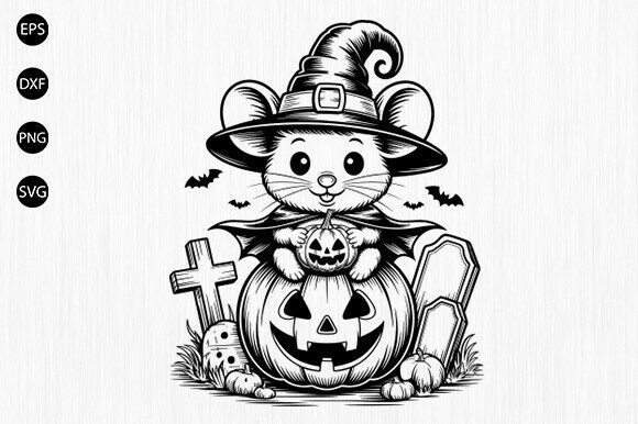 Download Halloween Mouse Svg, Spooky Mouse Svg - Svg Collection