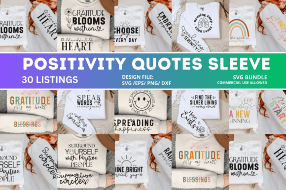 Download Positivity Svg Bundle, Inspirational SVG - Svg Collection