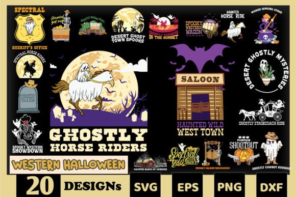 Download Western Halloween Bundle SVG 20 Designs - Svg Collection