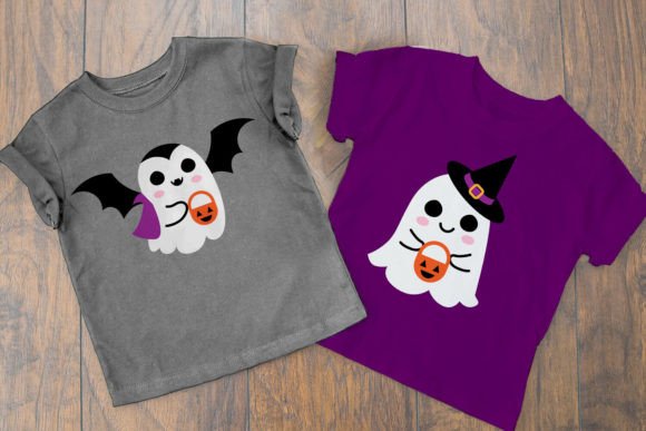Download Ghosts in Halloween Costumes SVG Duo - Svg Collection