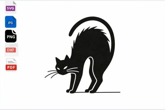 Download Black Cat SVG Halloween Clipart - Svg Collection