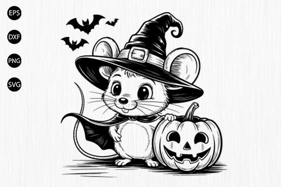 Download Halloween Mouse Svg, Spooky Mouse Svg - Svg Collection