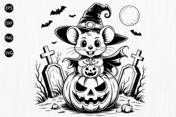 Download Halloween Mouse Svg, Spooky Mouse Svg - Svg Collection