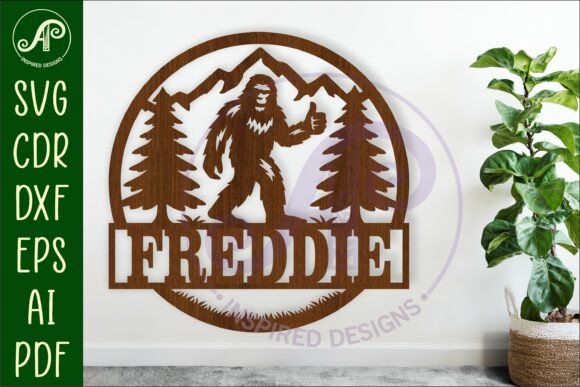 Download Bigfoot Thumbs Up Name Sign Svg Laser - Svg Collection