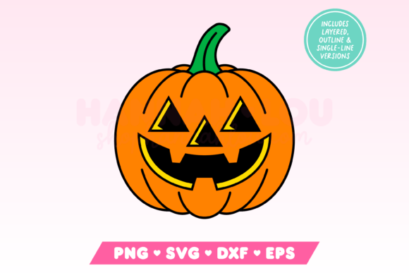 Download Retro Jack-o-Lantern SVG for Halloween - Svg Collection