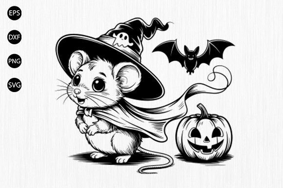 Download Halloween Mouse Svg, Spooky Mouse Svg - Svg Collection