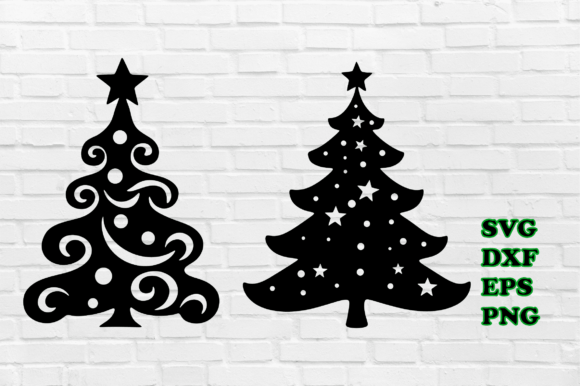 Download Christmas Trees Svg, Cutting Files - Svg Collection