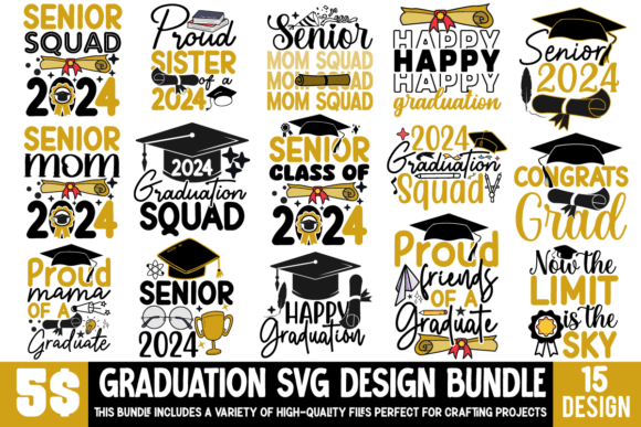 Download Graduation SVG DEsign BUndle - Svg Collection