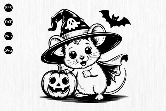 Download Halloween Mouse Svg, Spooky Mouse Svg - Svg Collection