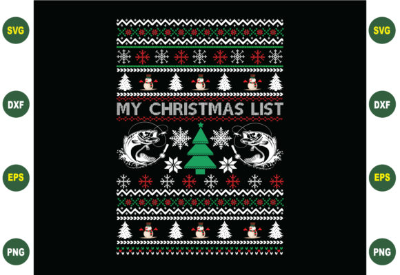 Download My Christmas List SVG - Christmas list Collection