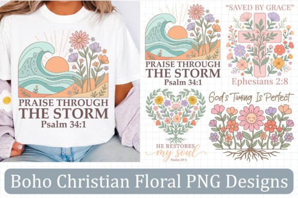 Download Boho Christian Floral PNG Designs - Png designs Collection