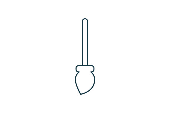 Download Icon Halloween Flying Broom Line Art - Flying broom Collection