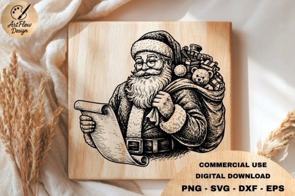 Download Santa Christmas List SVG - Christmas list Collection